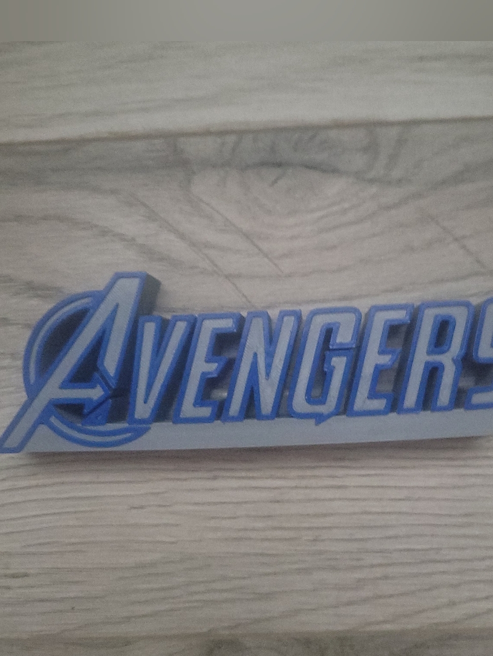 Avenger Blue Logo Wall Accent